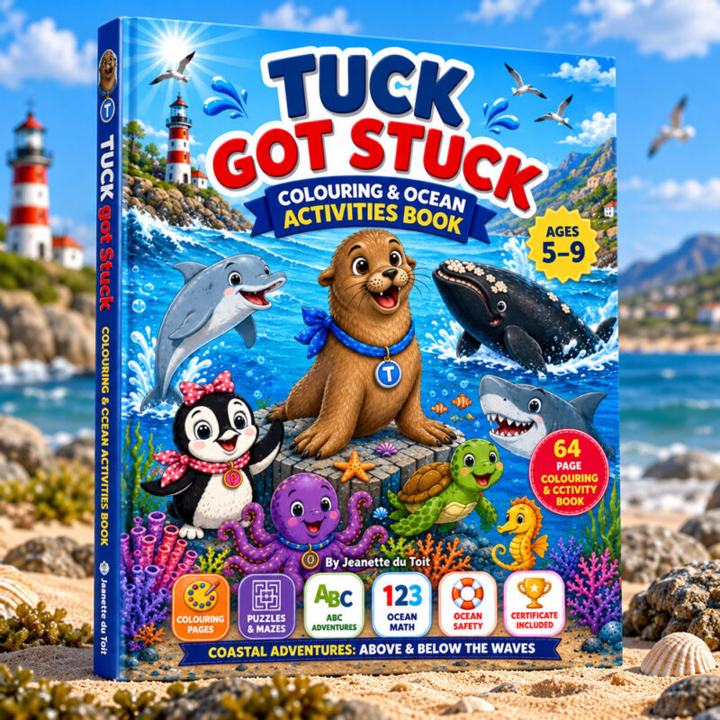 Tuck colouring and activity book